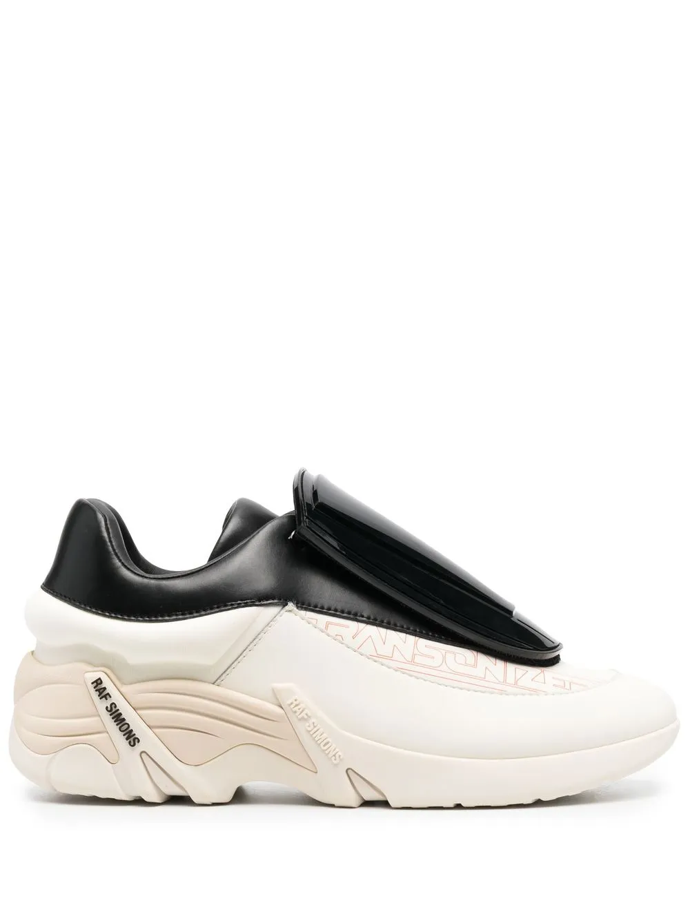 

Raf Simons tenis bajos Antei - Negro