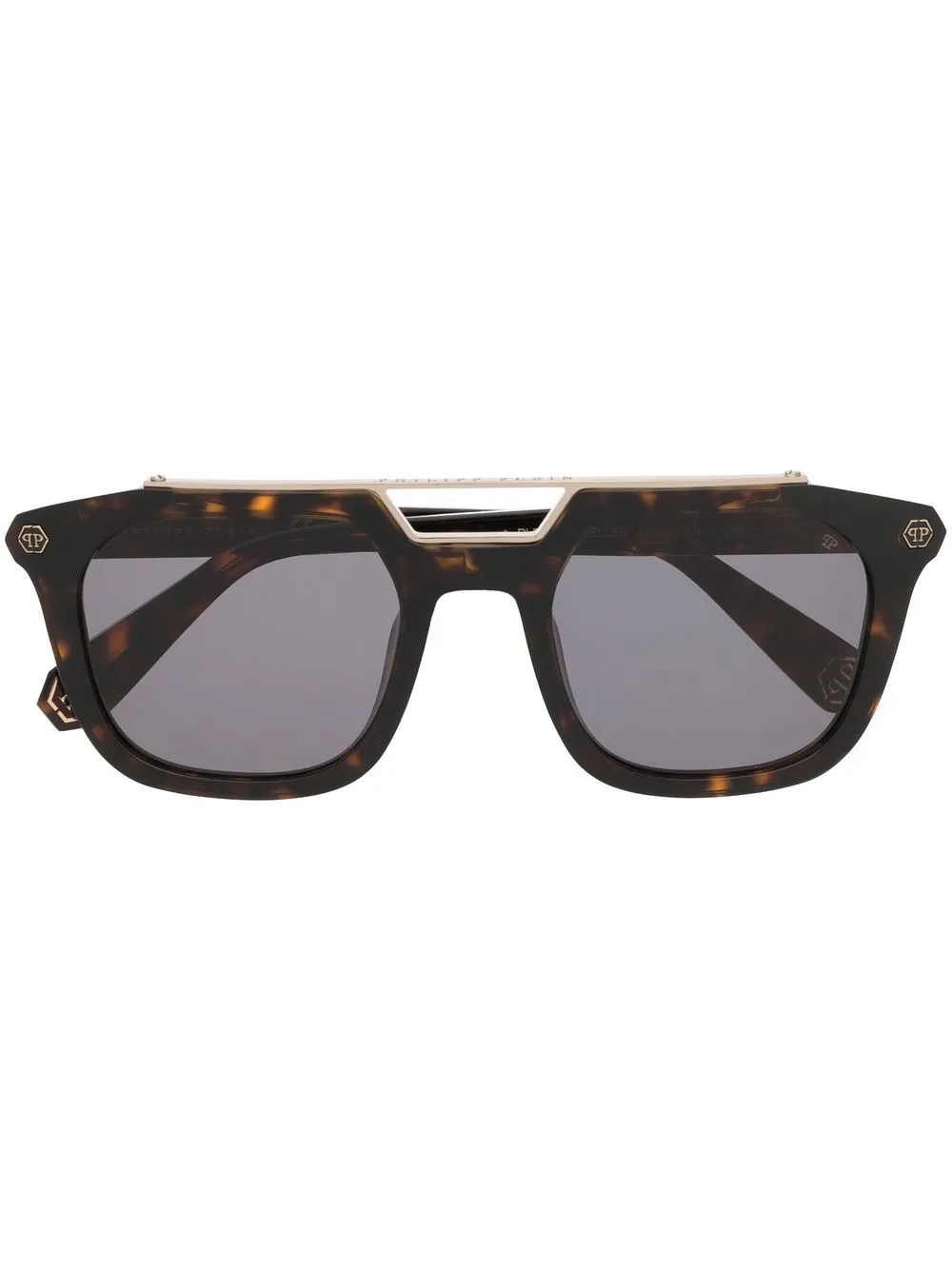 

Philipp Plein Eyewear lentes de sol con armazón cuadrada - Marrón