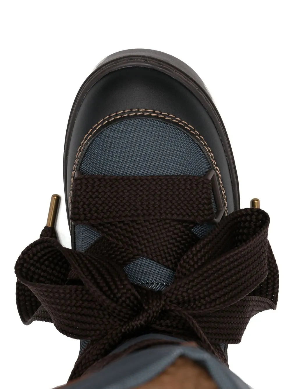 See By Chloé Chunky Lace-up Boots In Grey