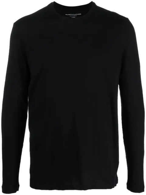 Majestic Filatures crew neck long-sleeved T-shirt