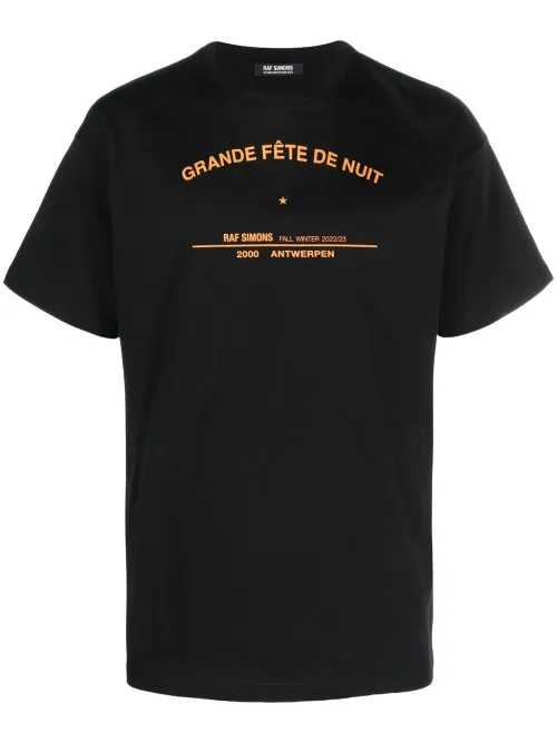 T-shirt à slogan imprimé - Raf Simons - Modalova