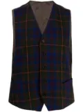 Missoni Pre-Owned 1990s plaid buttoned vest - Blue