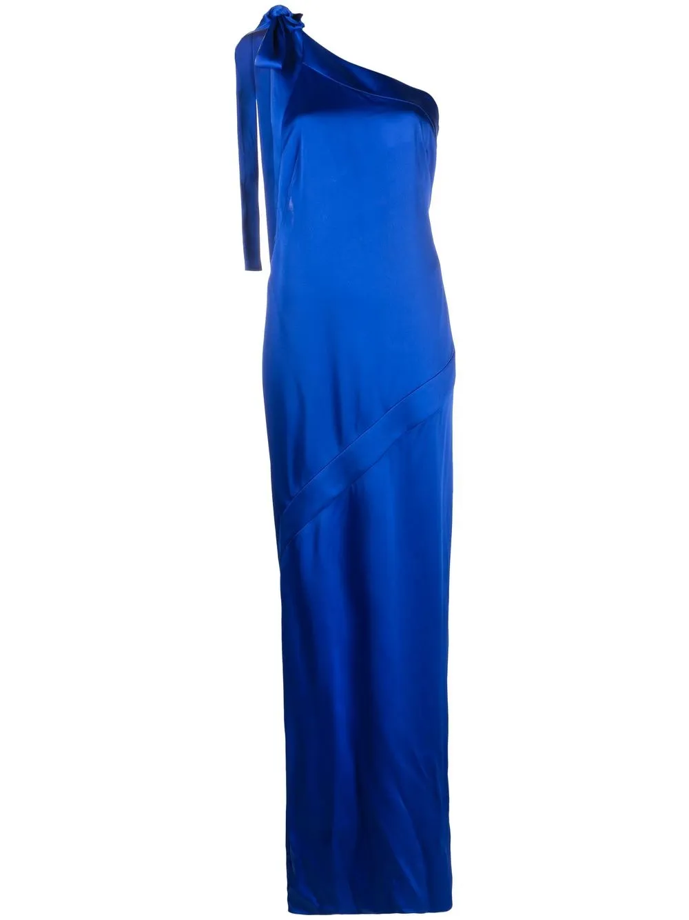 

TOM FORD vestido de fiesta con un hombro descubierto - Azul