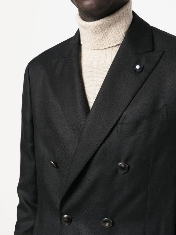 lardini double breasted blazer