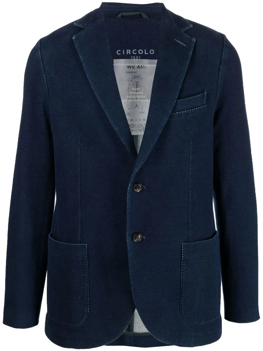 

Circolo 1901 blazer de vestir con botones - Azul