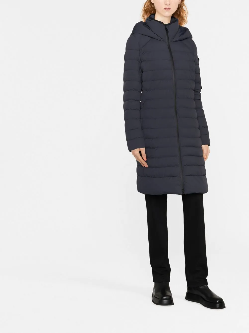 Peuterey Gewatteerde jas - Blauw