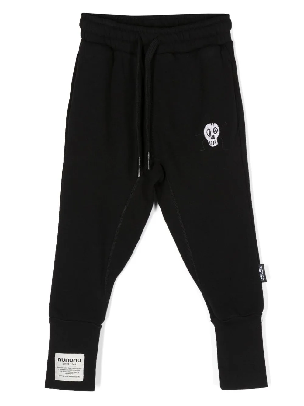 

Nununu embroidered track pants - Black