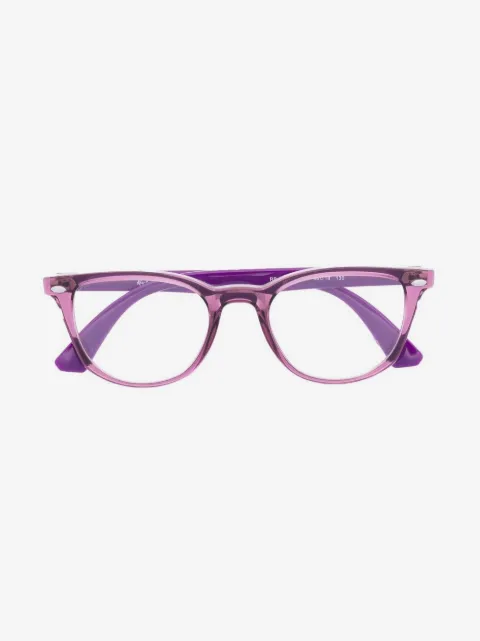 RAY-BAN JUNIOR lunettes de vue à monture carrée transparente