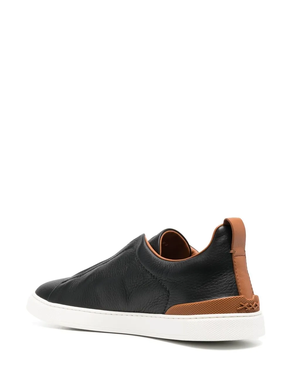 ZEGNA TRIPLE STITCH LOW-TOP SNEAKERS