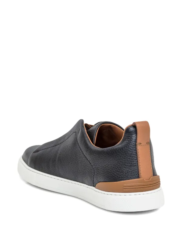 Zegna Triple Stitch low-top Sneakers | Blue | FARFETCH ZA