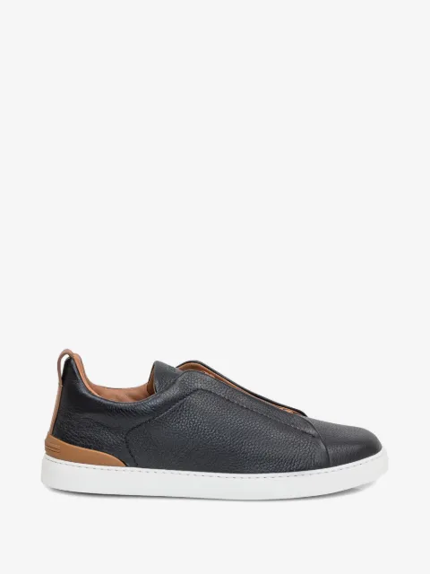 Zegna Triple Stitch 低帮板鞋
