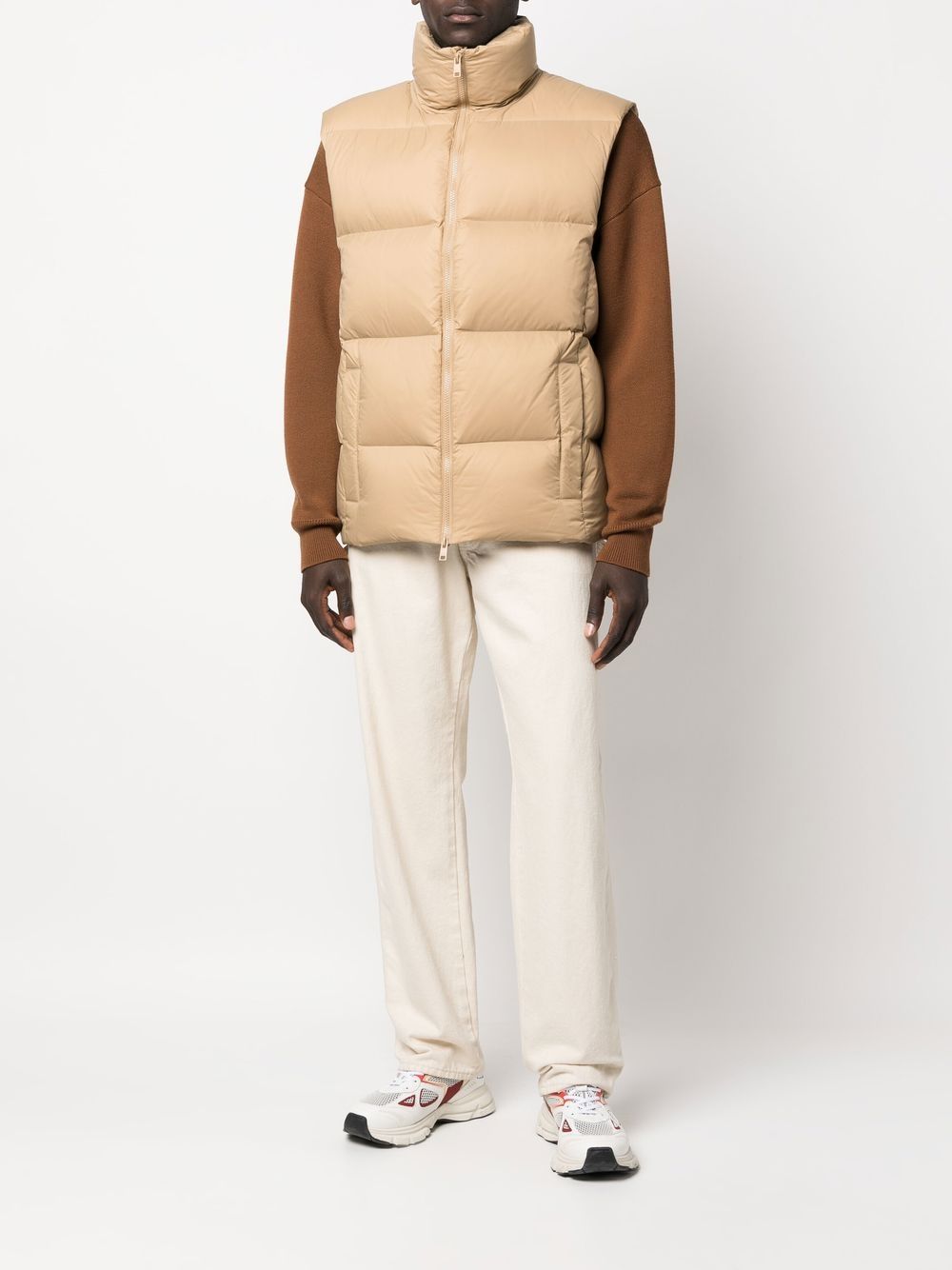 MSGM Jack met logoprint - Beige