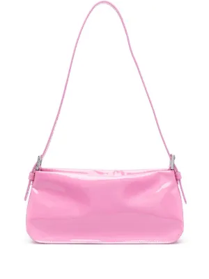 BY FAR Dulce Patent Leather Shoulder Bag Farfetch