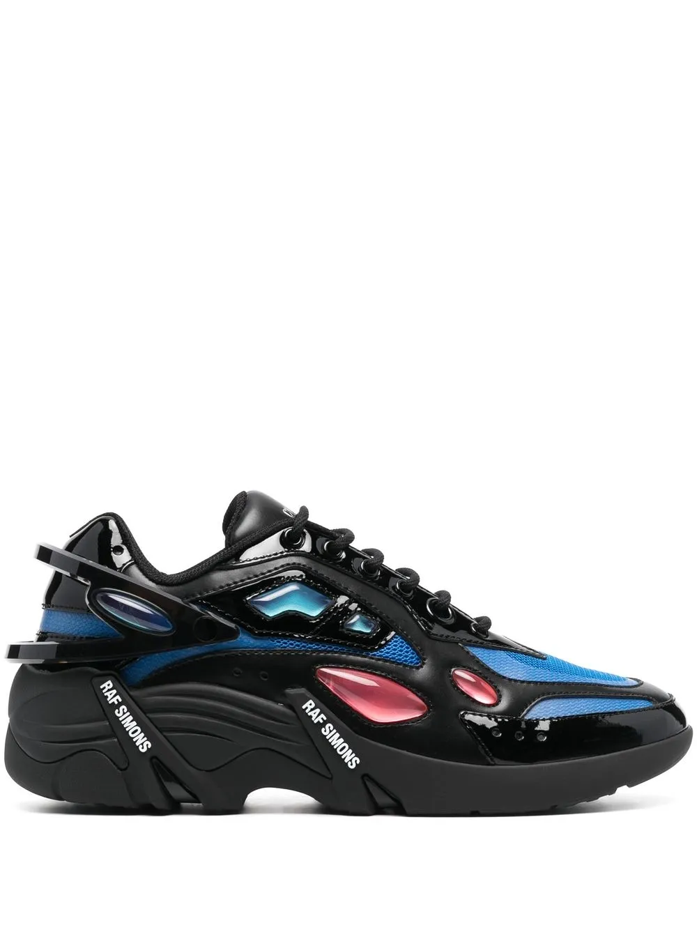 

Raf Simons tenis Cylon-21 con agujetas - Negro