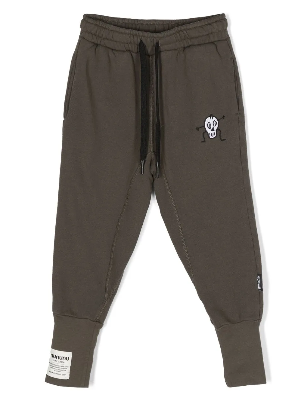 

Nununu pants con detalle bordado - Verde