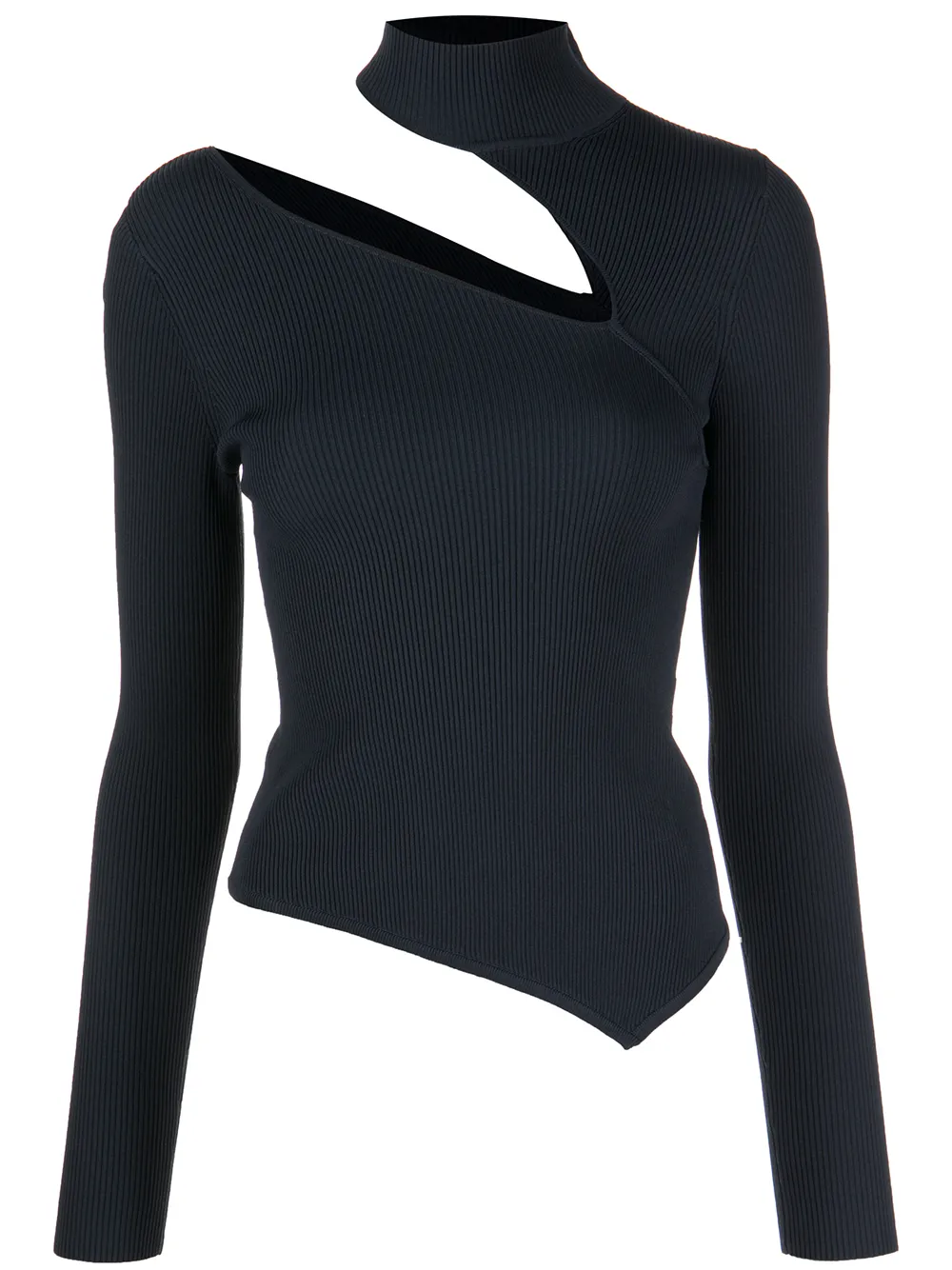 

Cult Gaia Krislyn cut-out long-sleeve top - Blue