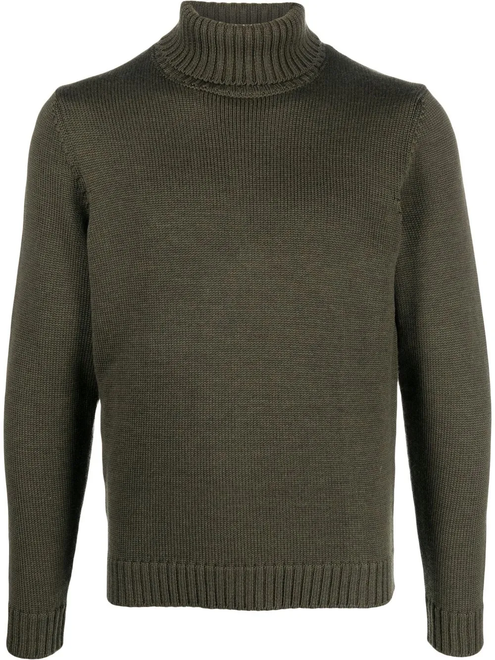 

Zanone roll-neck wool sweater - Green