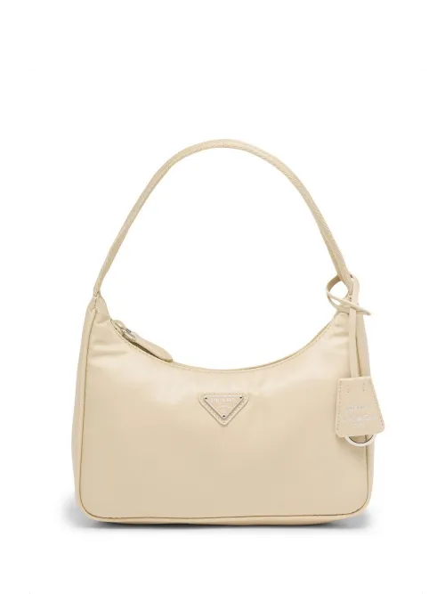Mini sac à plaque logo - Prada - Modalova