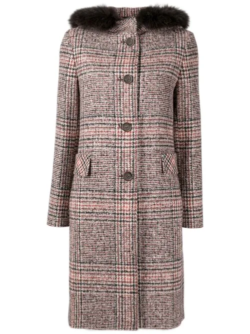 Manteau à carreaux - Cinzia Rocca - Modalova