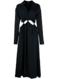 Cult Gaia Lou cut-out shirt dress - Blue