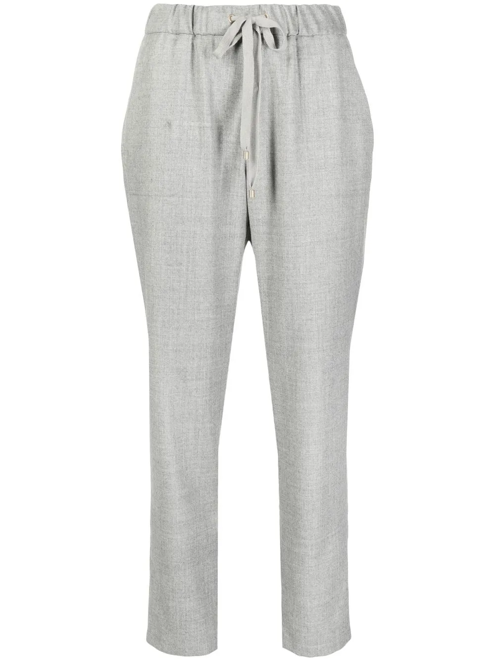 

Lorena Antoniazzi drawstring tailored trousers - Grey