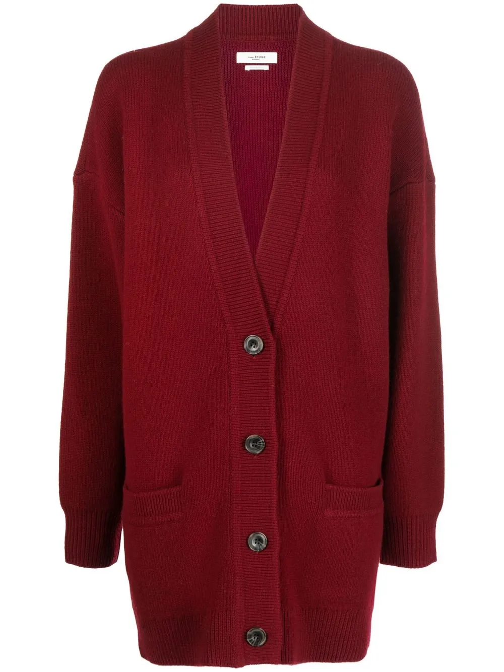 

Isabel Marant Étoile oversized V-neck cardigan - Red