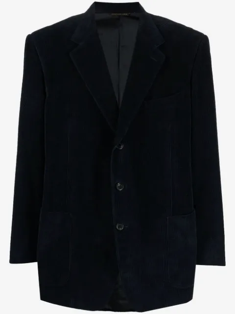 Pierre Cardin Pre-Owned 1980s notch lapels velvet blazer