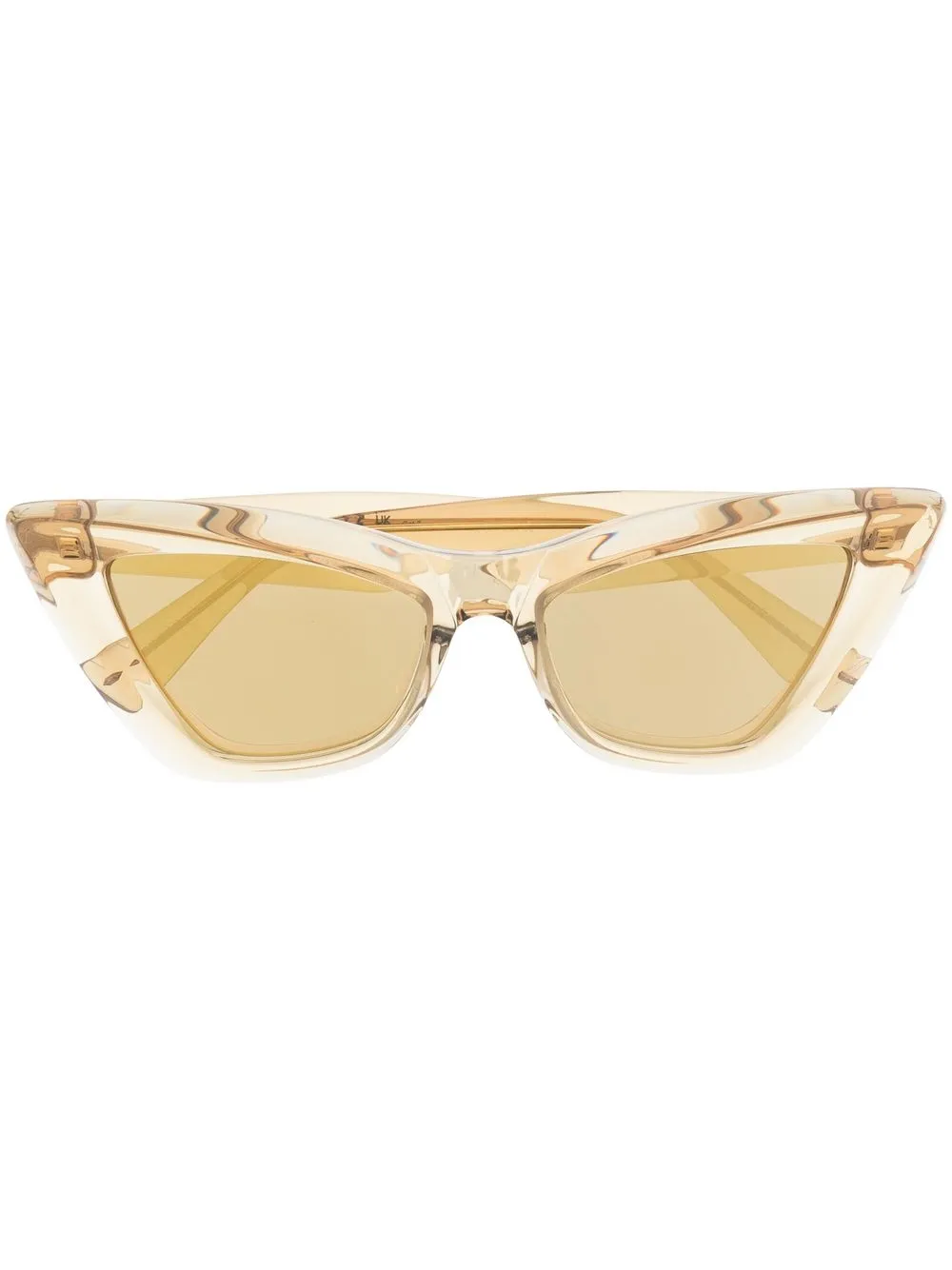 

Bottega Veneta Eyewear lentes de sol con armazón cat eye - Marrón