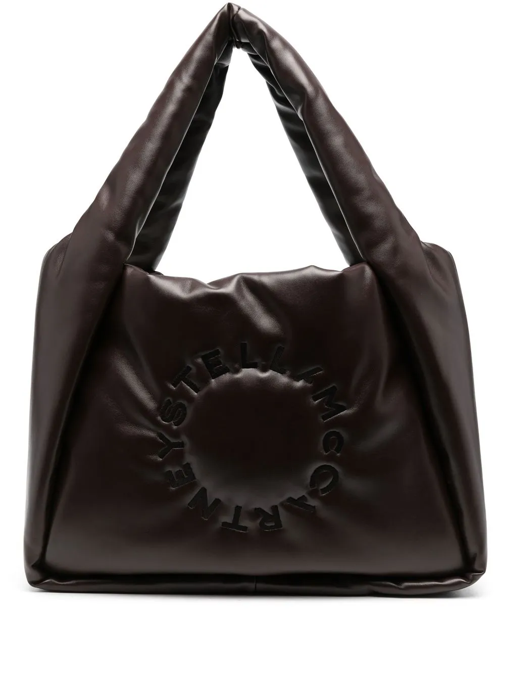 

Stella McCartney Stella Logo puffer tote bag - Brown