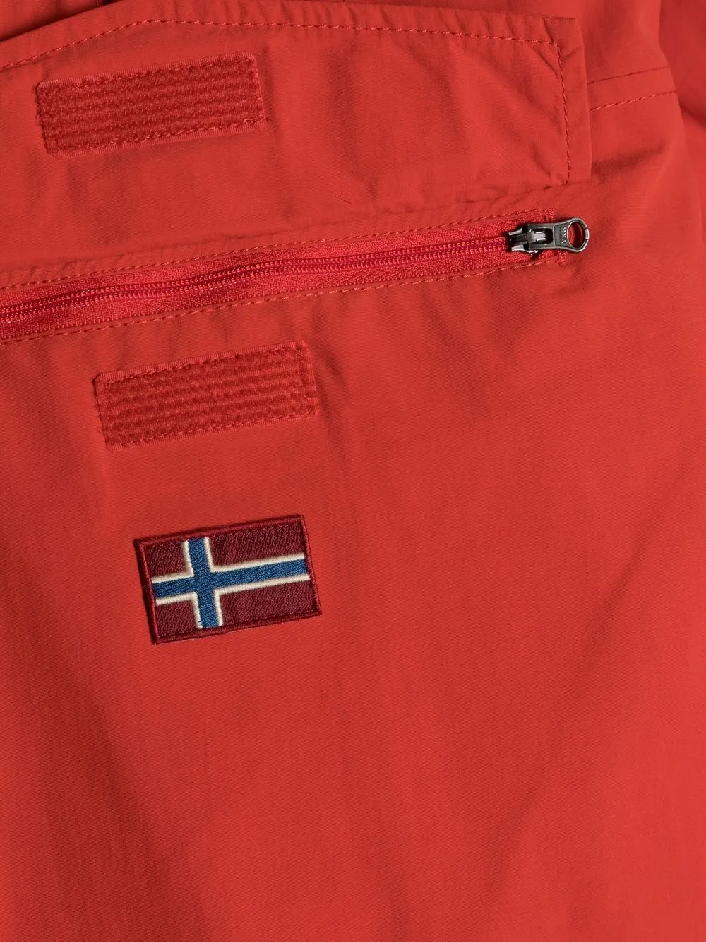 Napapijri Kids Regenjas met logopatch Rood