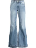 RE/DONE 70s low-rise flared jeans - Blue