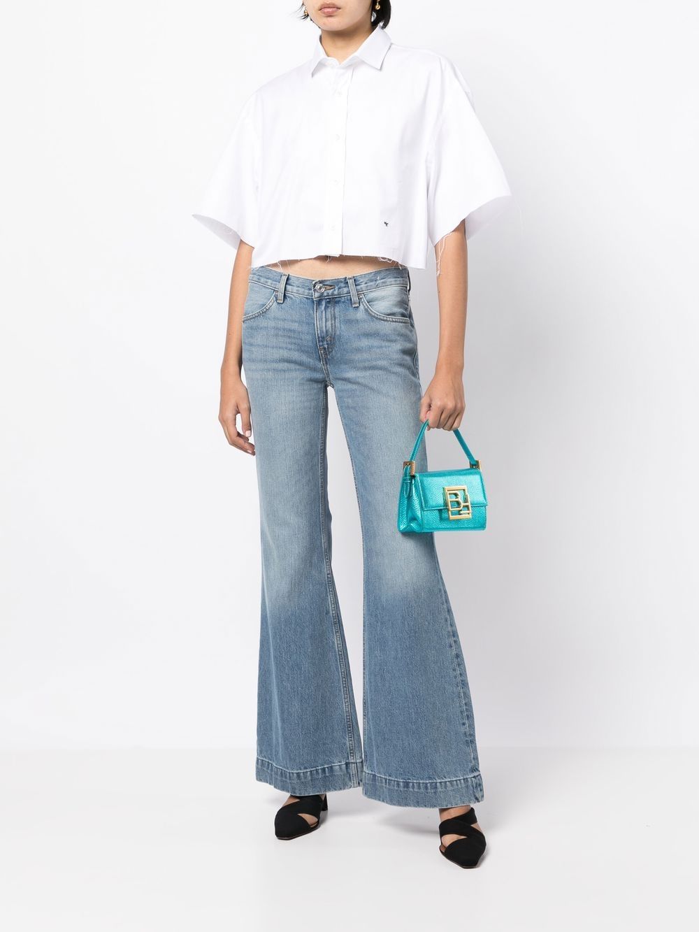 Low Classic high-rise Flared Jeans - Farfetch