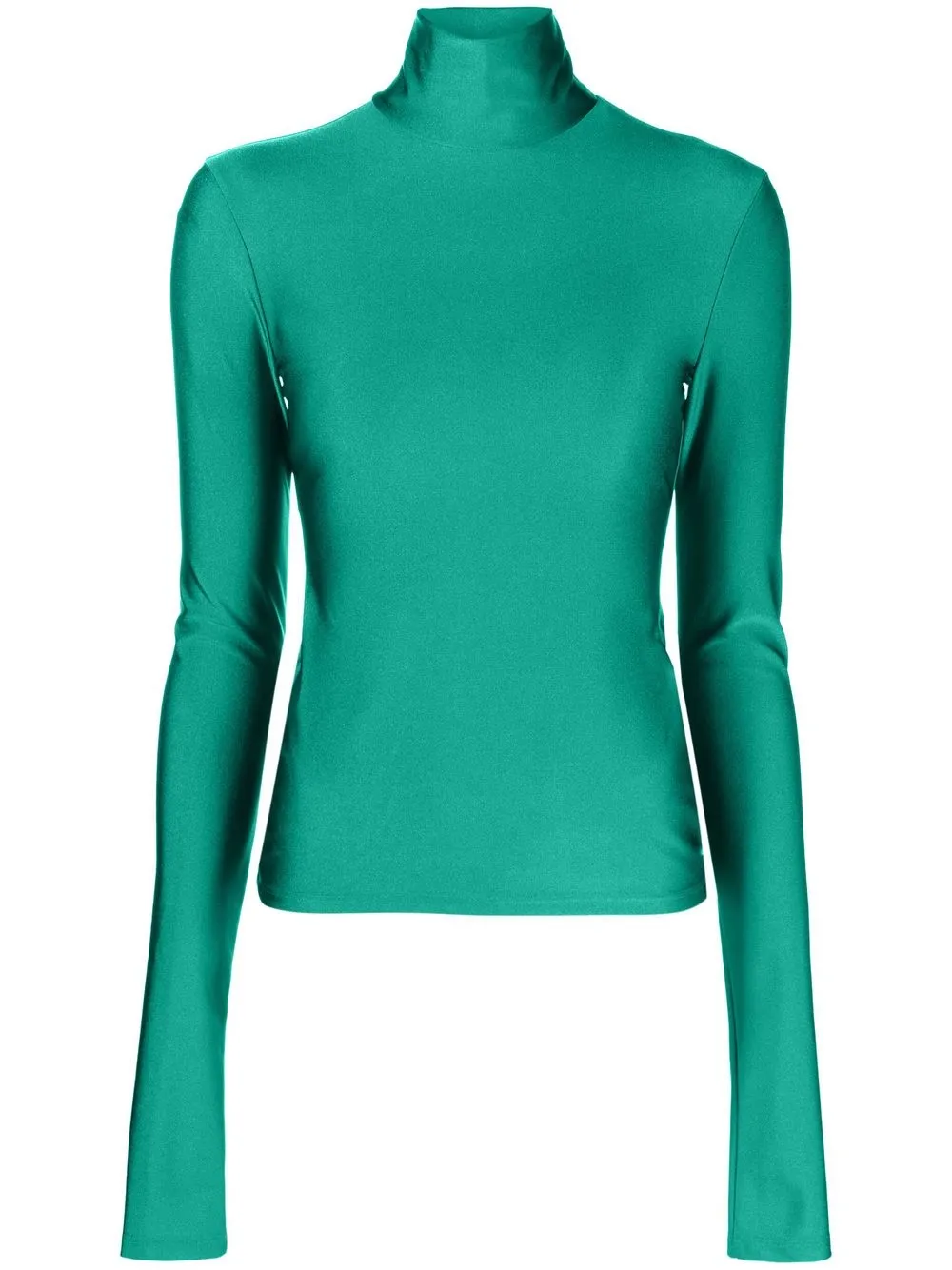 

THE ANDAMANE roll-neck top - Green