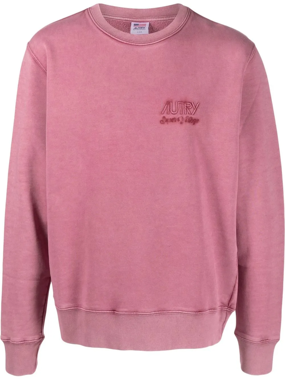 

Autry sudadera con logo bordado - Rosado