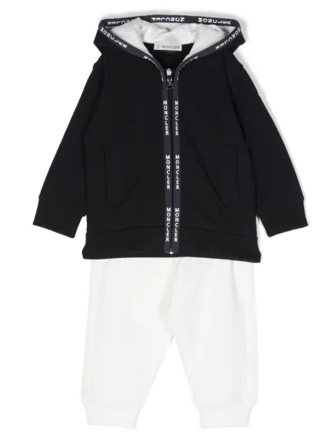 Moncler Enfant stretch-cotton logo-print tracksuit set