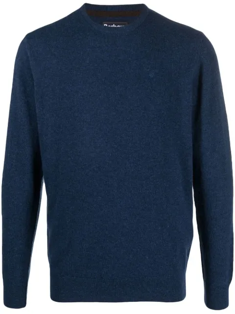Barbour logo-embroidered wool sweater