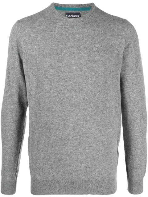 Barbour logo-embroidered wool sweater 