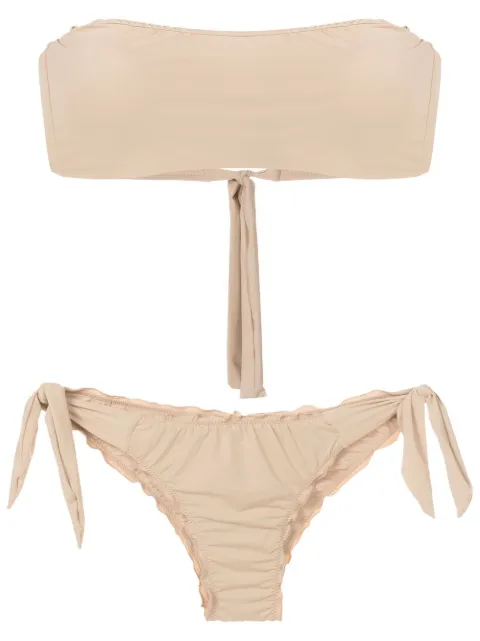Amir Slama bikini bandeau à fronces