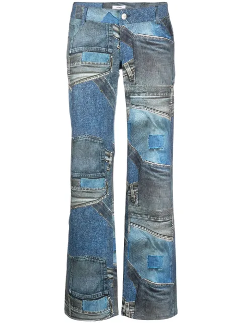 Miaou Gerade Patchwork-Hose