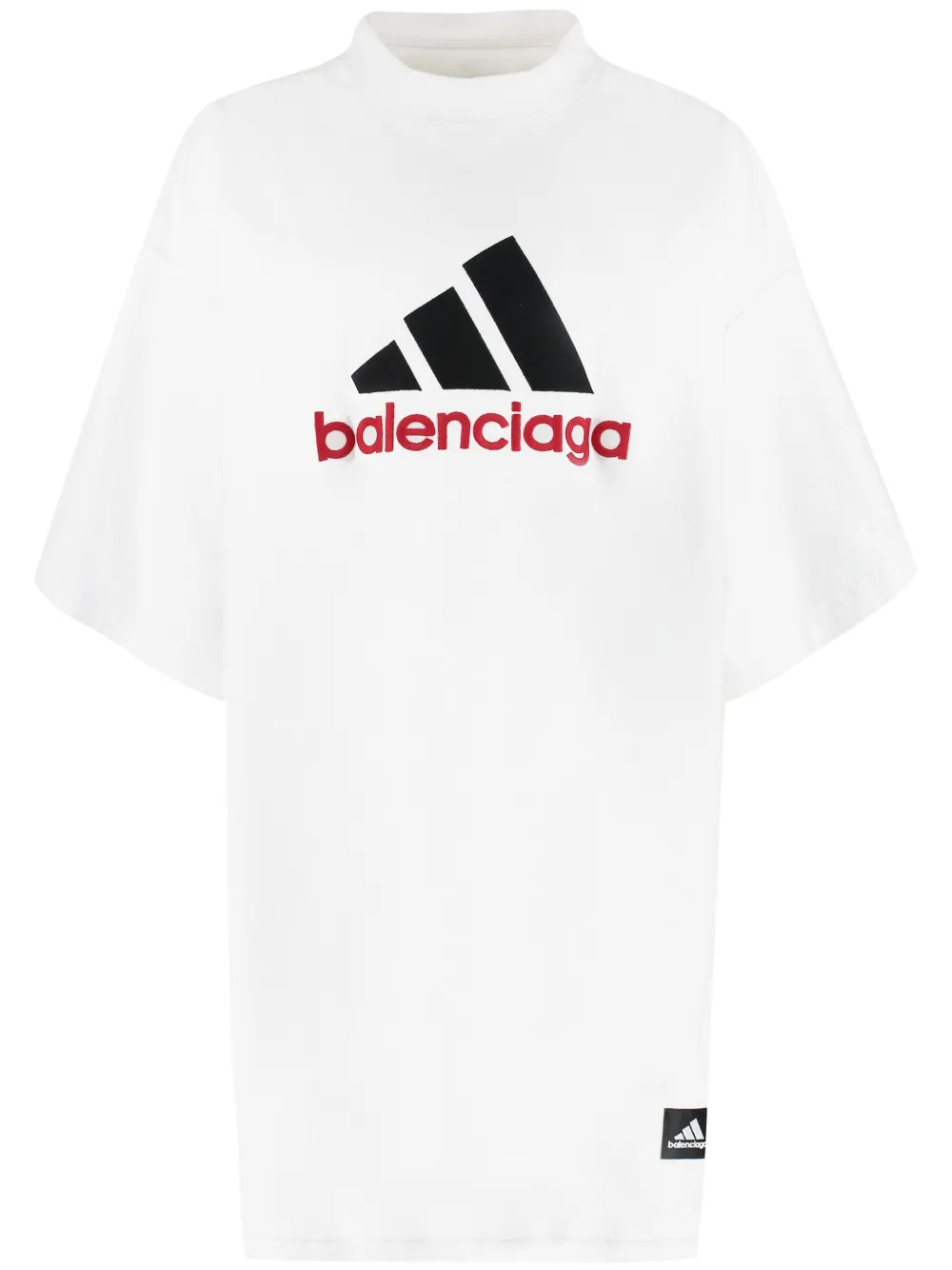 Balenciaga x Adidas logo print T shirt White FARFETCH