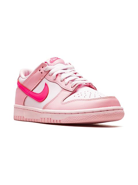 Nike Kids Dunk Low "Triple Pink" sneakers