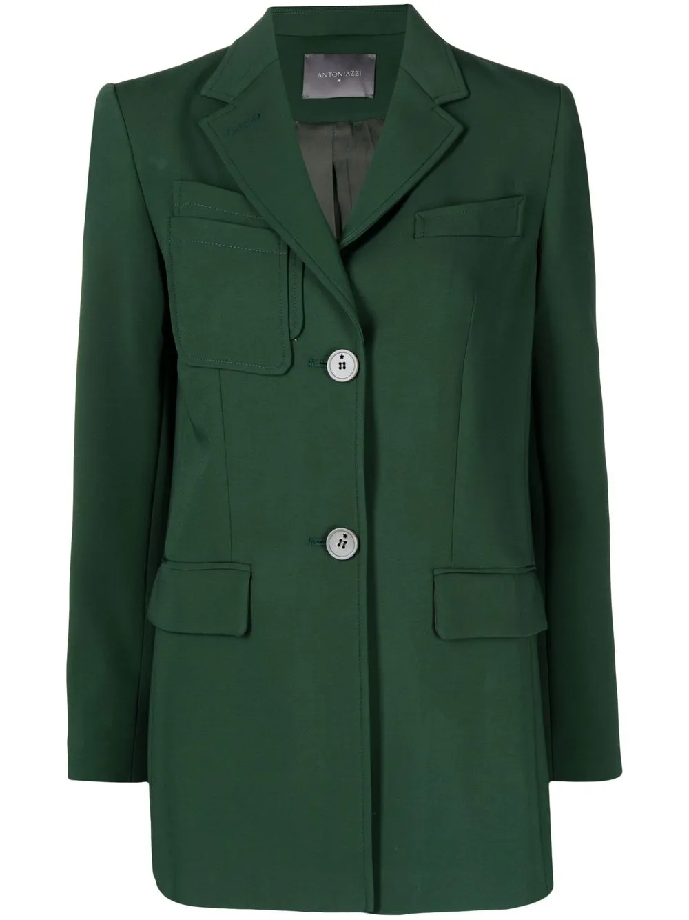 

Lorena Antoniazzi blazer ajustado con botones - 0686 HEAVY GREEN