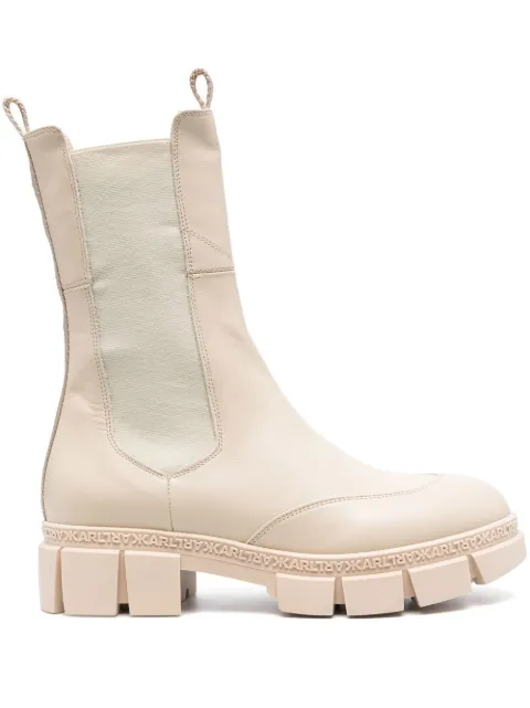 Karl Lagerfeld 50mm chunky Chelsea boots