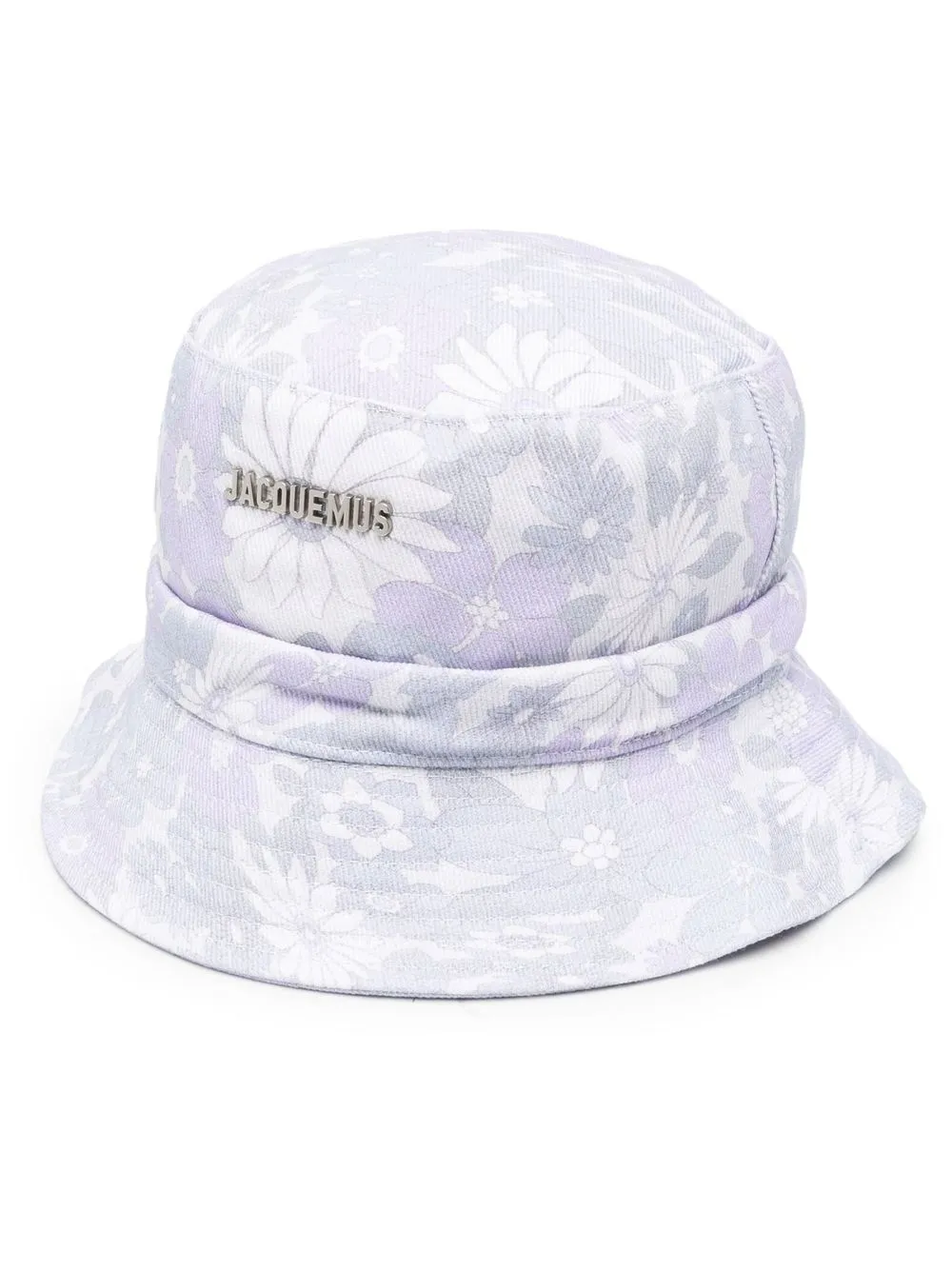 

Jacquemus floral logo-plaque bucket hat - Purple