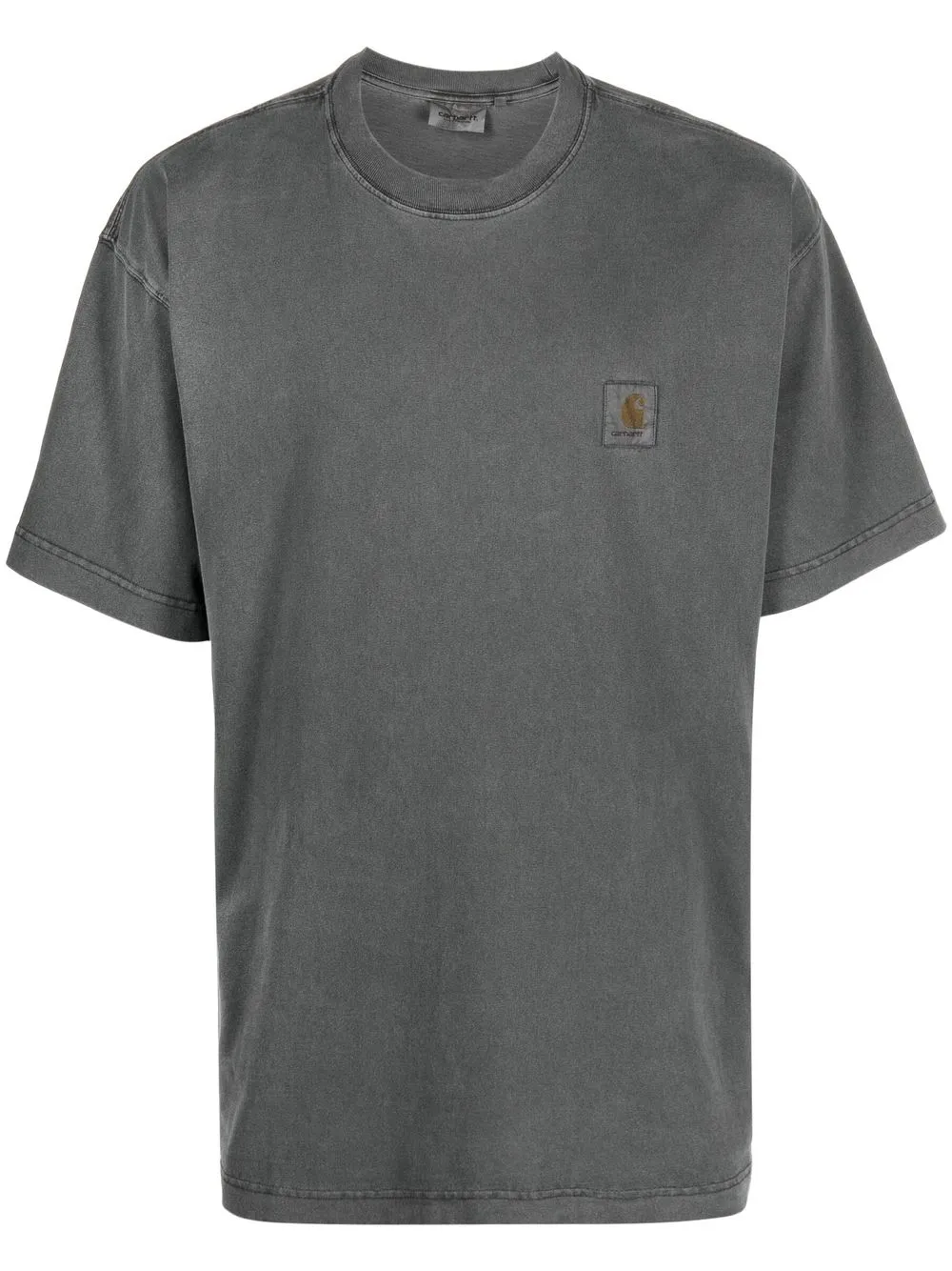 

Carhartt WIP playera con parche del logo - Gris