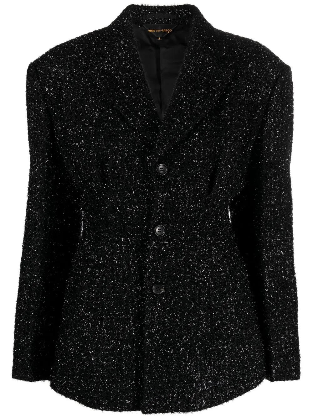 

Comme Des Garçons Comme Des Garçons single-breasted textured blazer - Black
