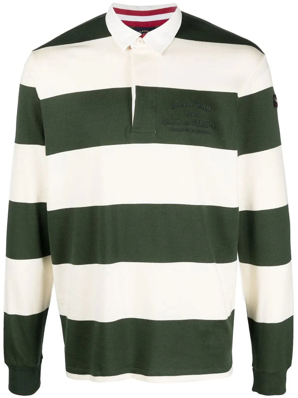 

Paul & Shark striped polo shirt - Green