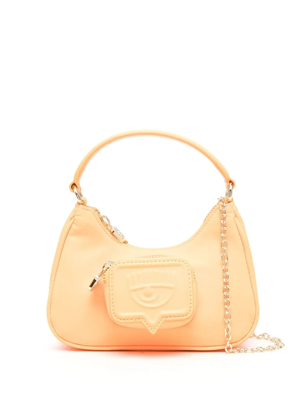 

Chiara Ferragni tote con detalle de parche mini - Naranja