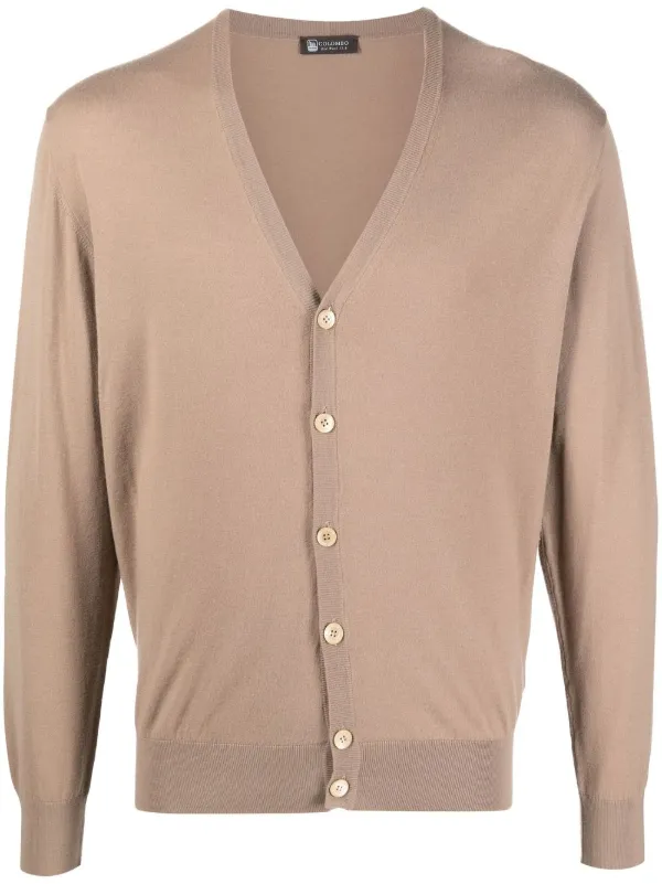 Colombo button-down Knit Cardigan | Neutrals | FARFETCH
