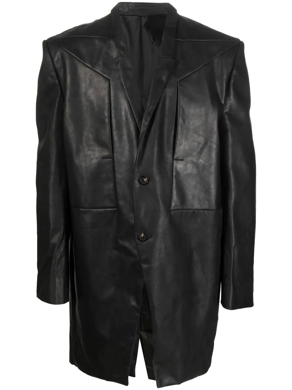 

Rick Owens abrigo estilo blazer con botones - Negro